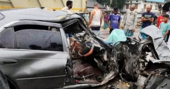 Father, daughter killed in Sylhet road crash