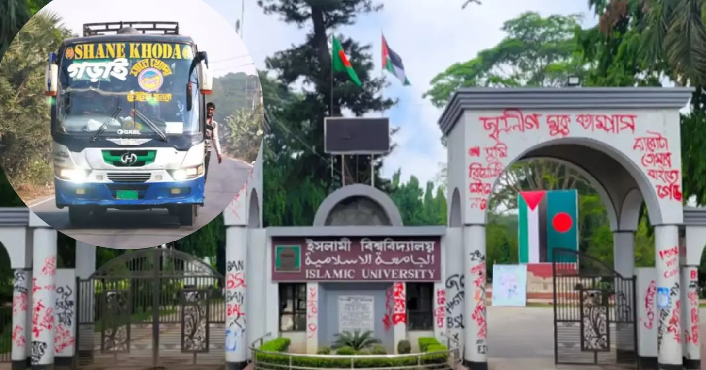 IU student’s father killed after being hit by university bus in Kushtia