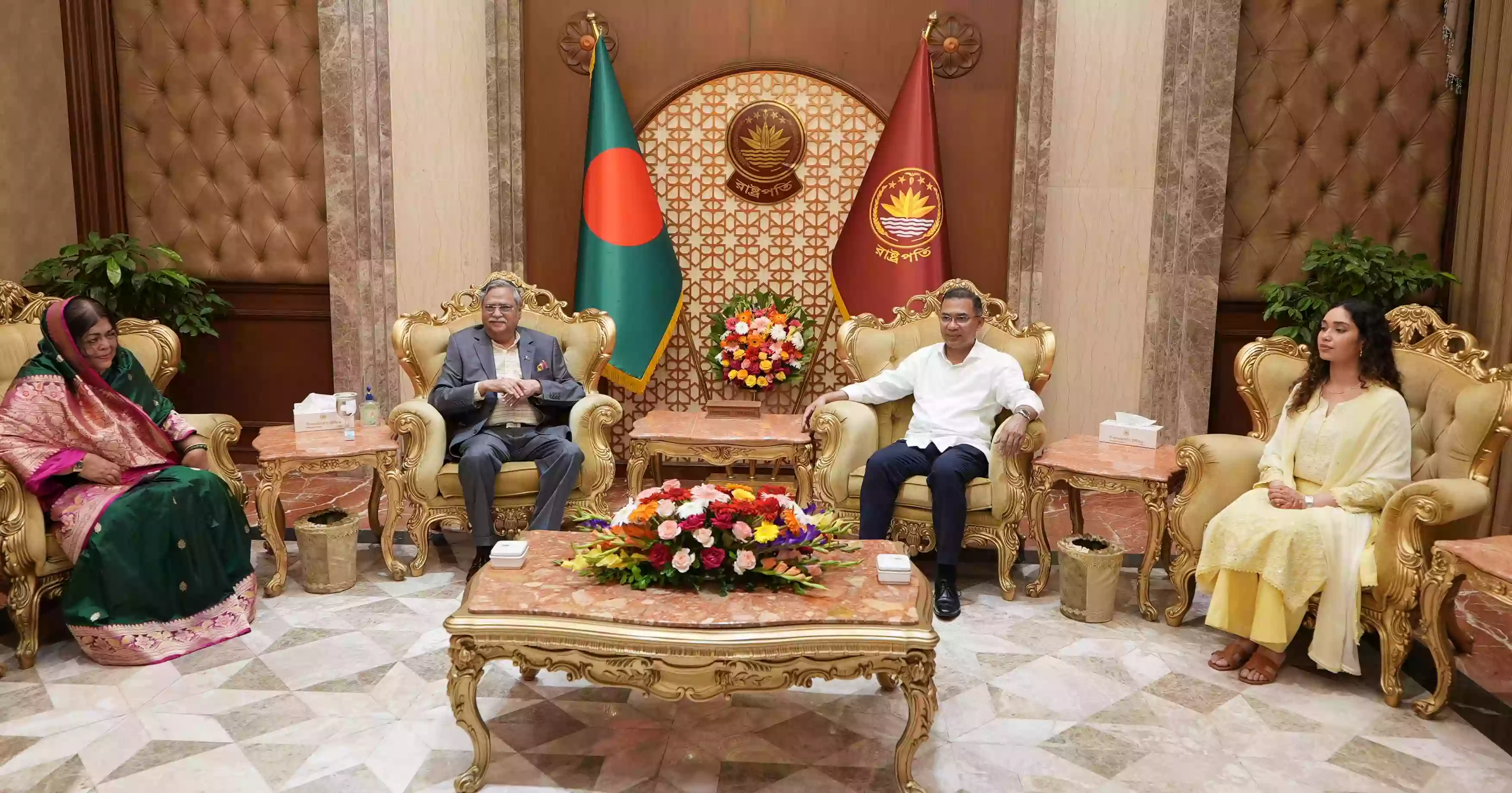 Independence Day: PM calls on President at Bangabhaban