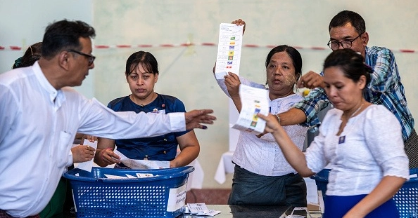Myanmar presses ahead with second phase of elections amid ongoing conflict