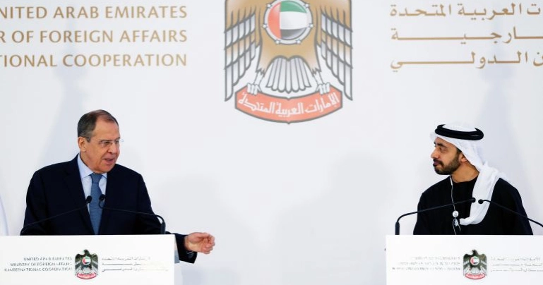 Top diplomats of Russia, UAE hold talks on Hormuz Strait tensions