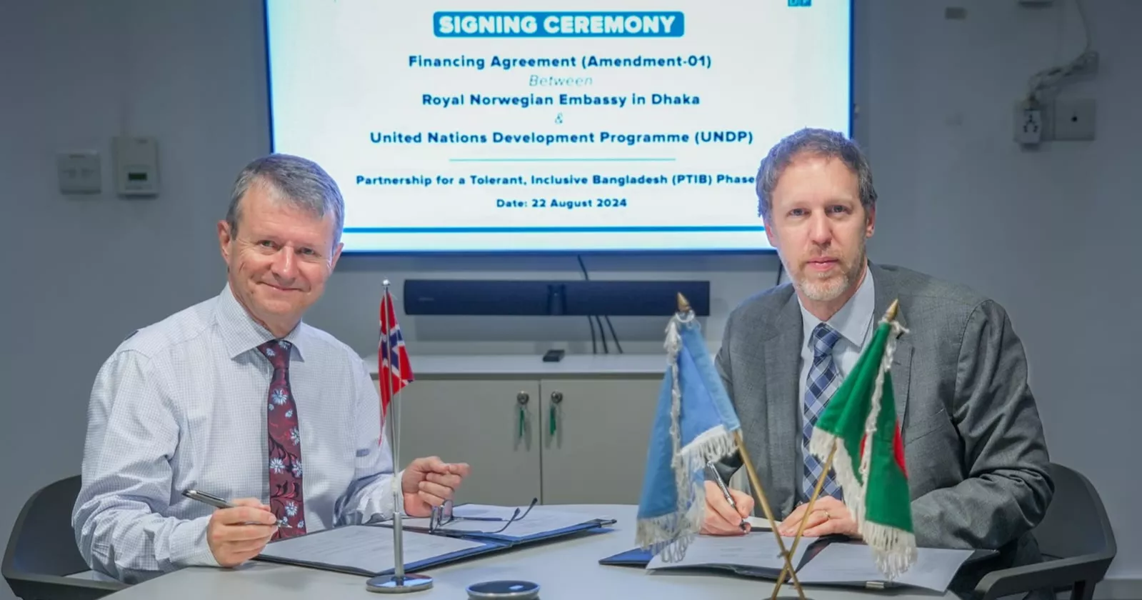 UNDP, Norway sign deal to strengthen cooperation for more peaceful, inclusive Bangladesh