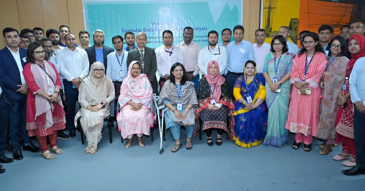 Bangladesh Bank holds "Granular Data Collection and Analysis" workshop for bank officials