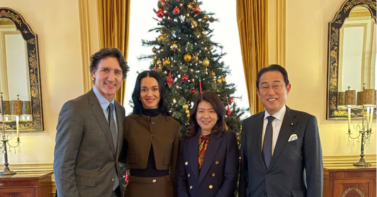 Trudeau confirms relationship with Katy Perry in Tokyo