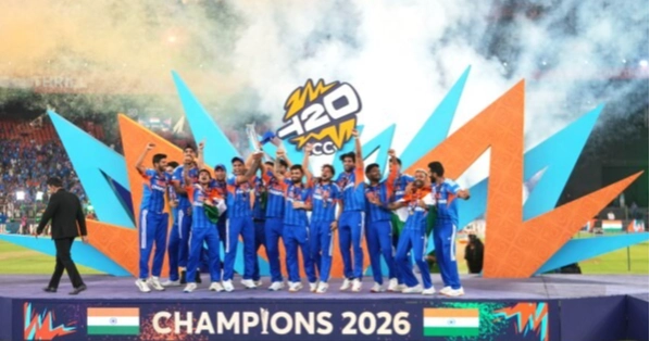 Brilliant India crushes New Zealand to win record third T20 World Cup