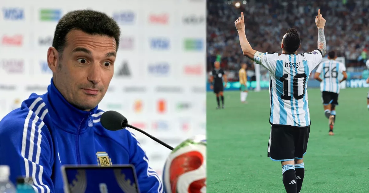 Messi is 'pure history', says Scaloni
