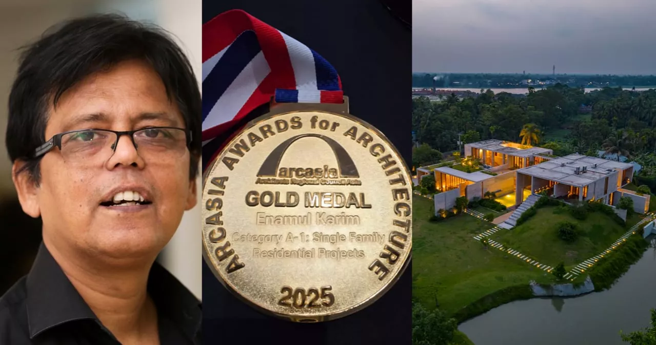 Enamul Karim Nirjhar wins Gold Medal at Arcasia Awards 2025