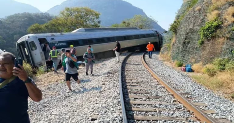 Mexican train derailment leaves at least 13 dead, dozens injured