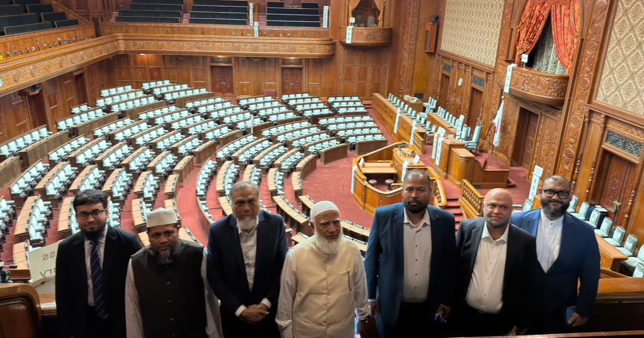 Ameer-e-Jamaat visits home of the Diet in Tokyo