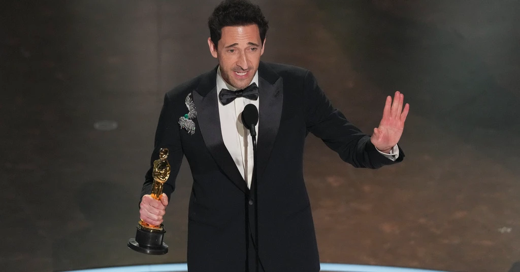 Adrien Brody wins best actor for ‘The Brutalist’