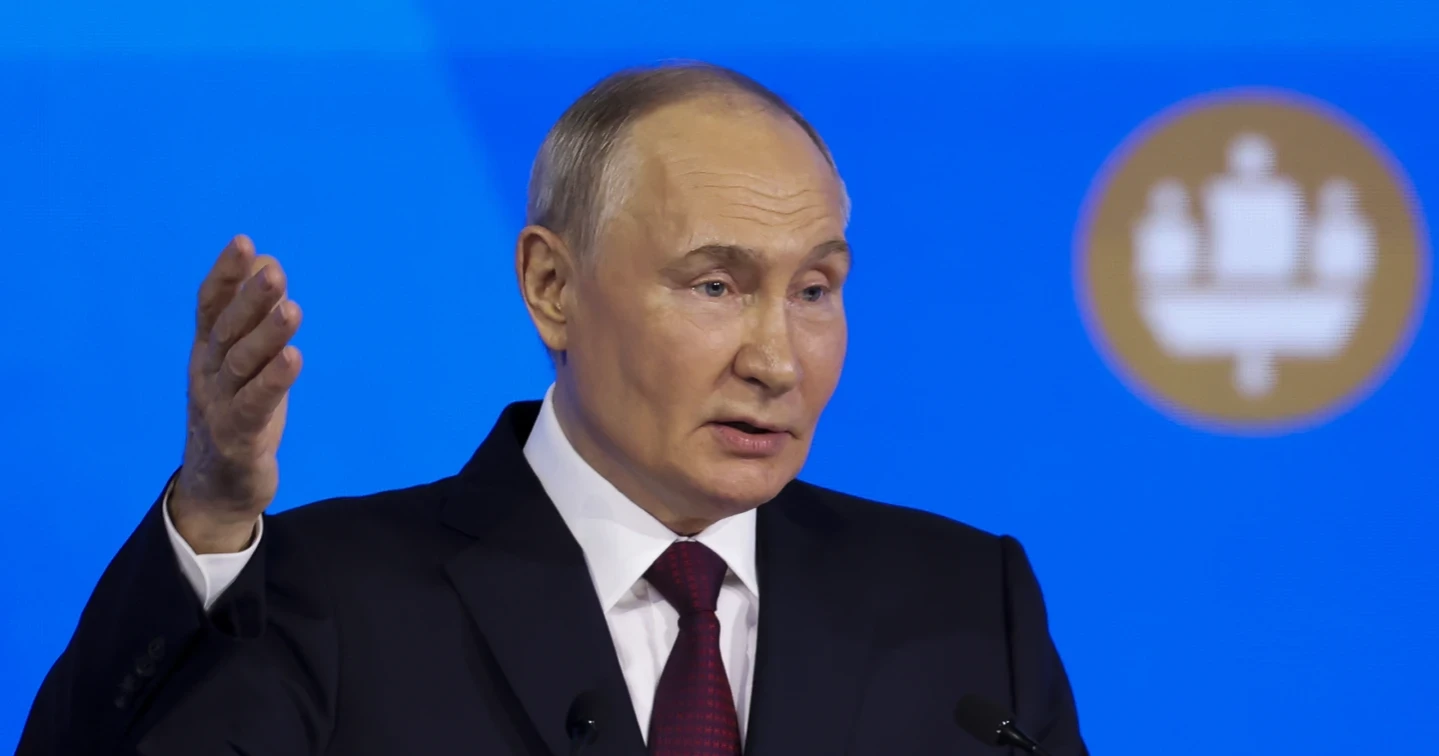 Putin says Russia's economy is growing despite heavy international sanctions as he courts investors