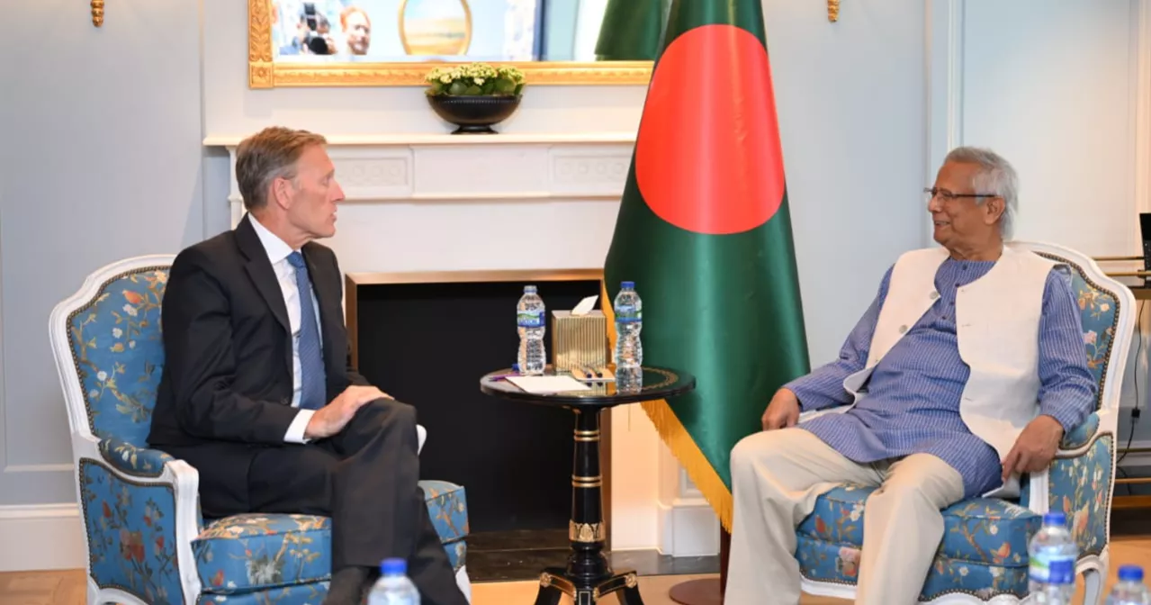 Airbus, Menzies Aviation executives meet Prof Yunus in London