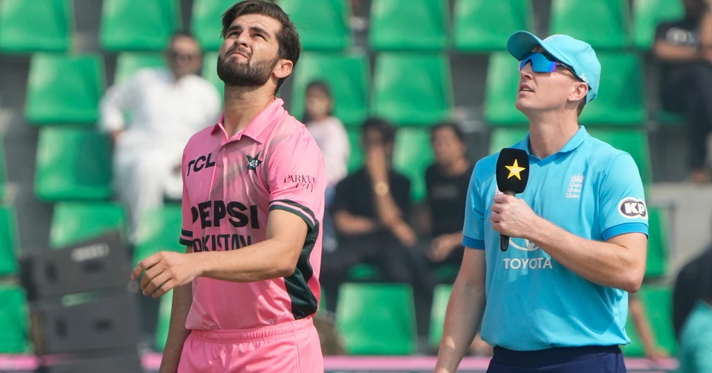Pakistan elects to field against England in tri-series ODI