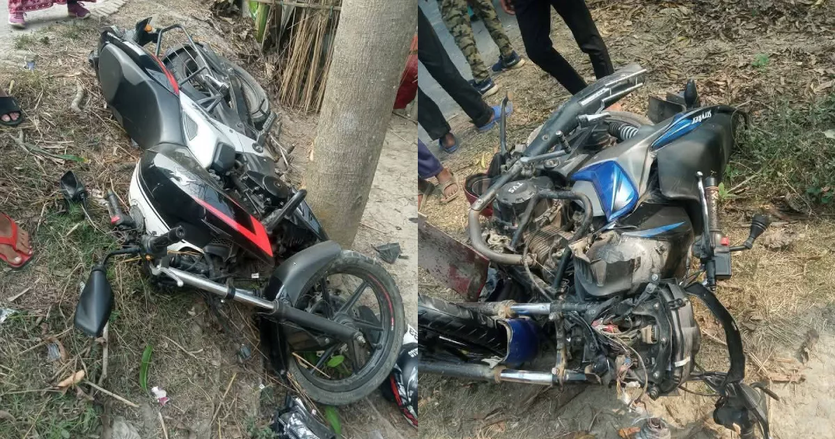 Two killed in head-on motorcycle collision in Narail
