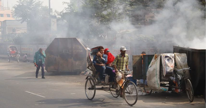 Dhaka ranks 8th among world’s most polluted cities Friday morning