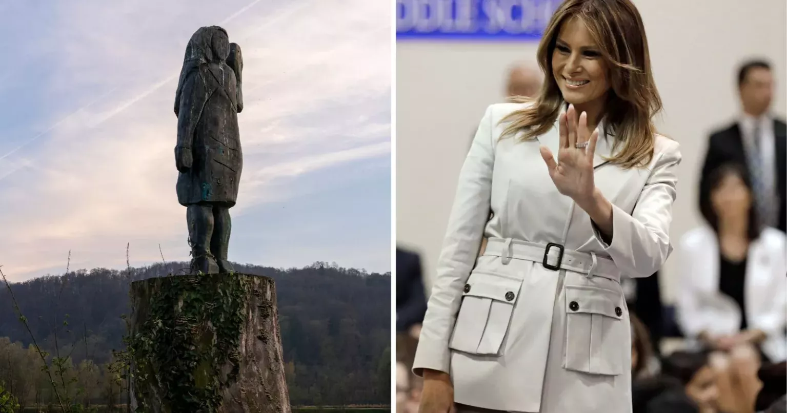 Police probe theft of Melania Trump statue in her Slovenian hometown