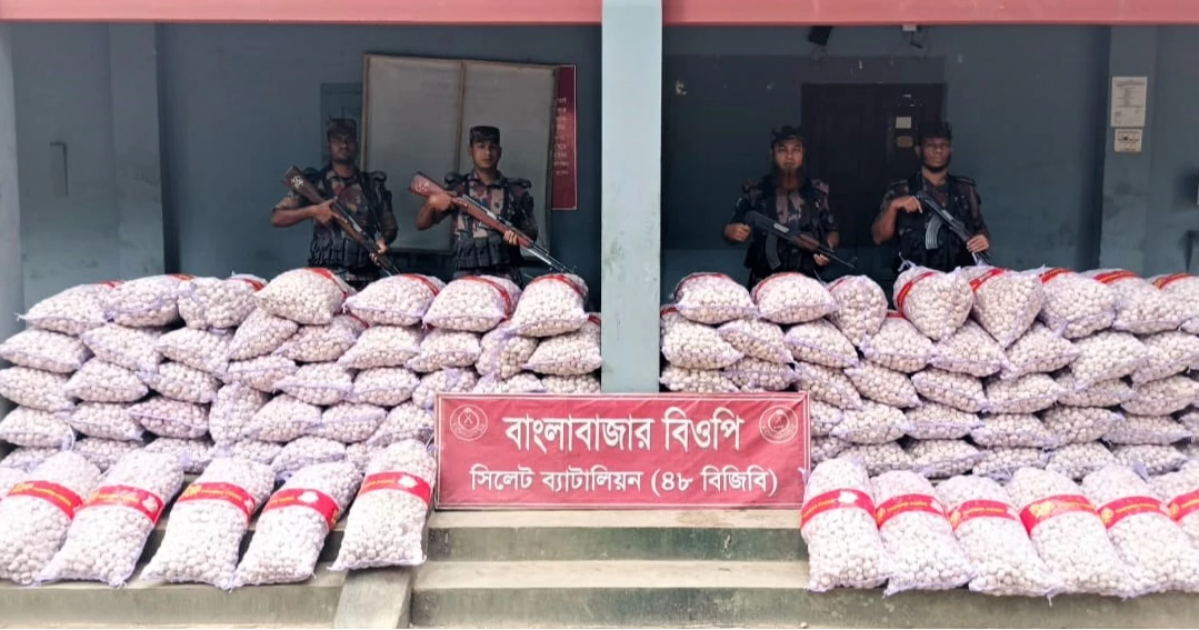 Goods worth over Tk 1 crore seized along Sylhet, Sunamganj borders: BGB