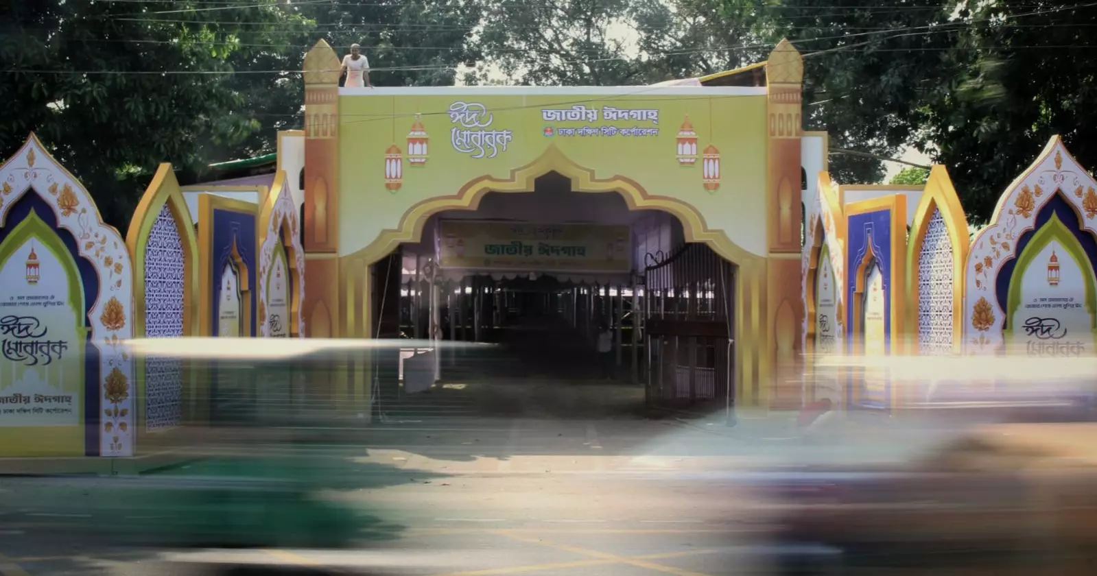 Preparations underway at National Eidgah for Eid-ul-Fitr prayers