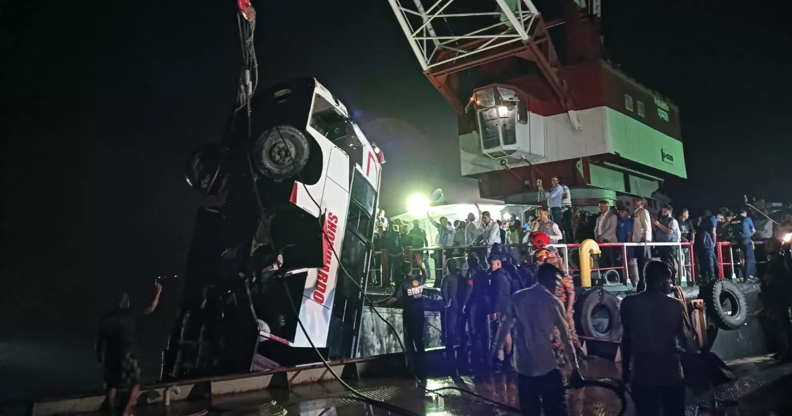 14 confirmed dead, several still missing after bus plunges into river at Daulatdia Ghat
