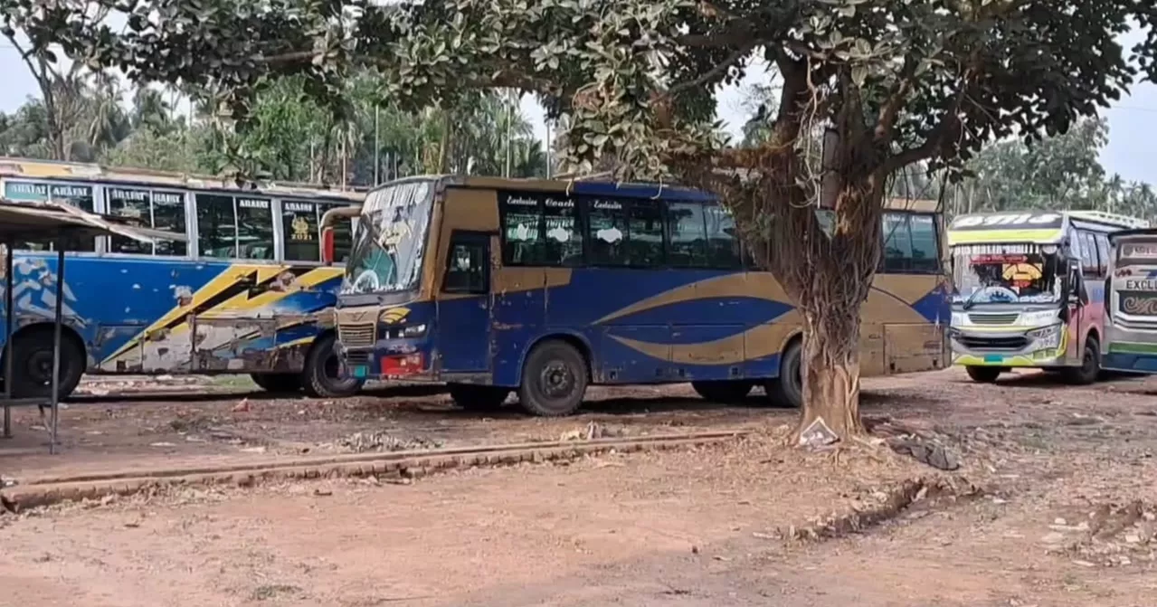 Commuters suffer as Bhola bus workers go on strike