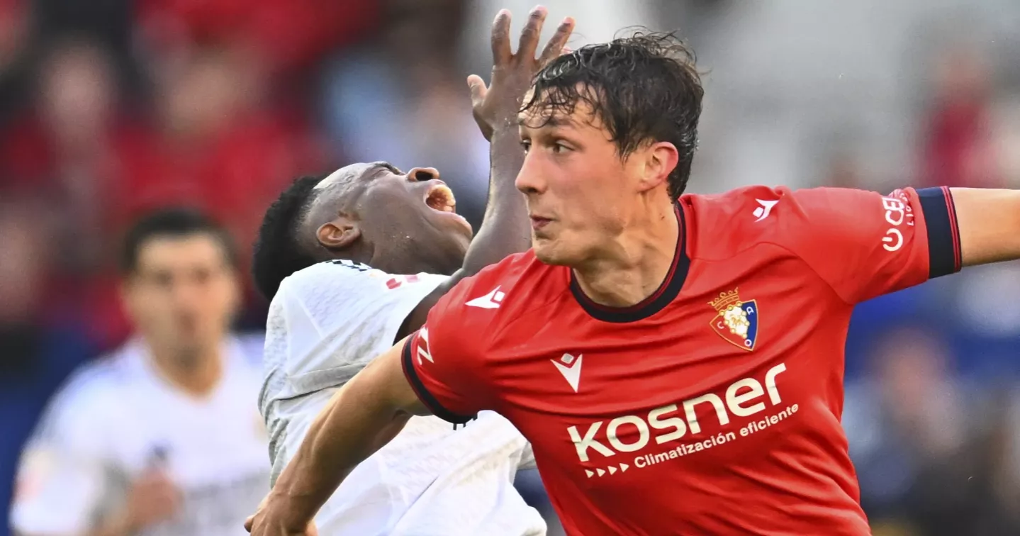 10-man Real Madrid draws at Osasuna after Bellingham red card for cursing at the ref