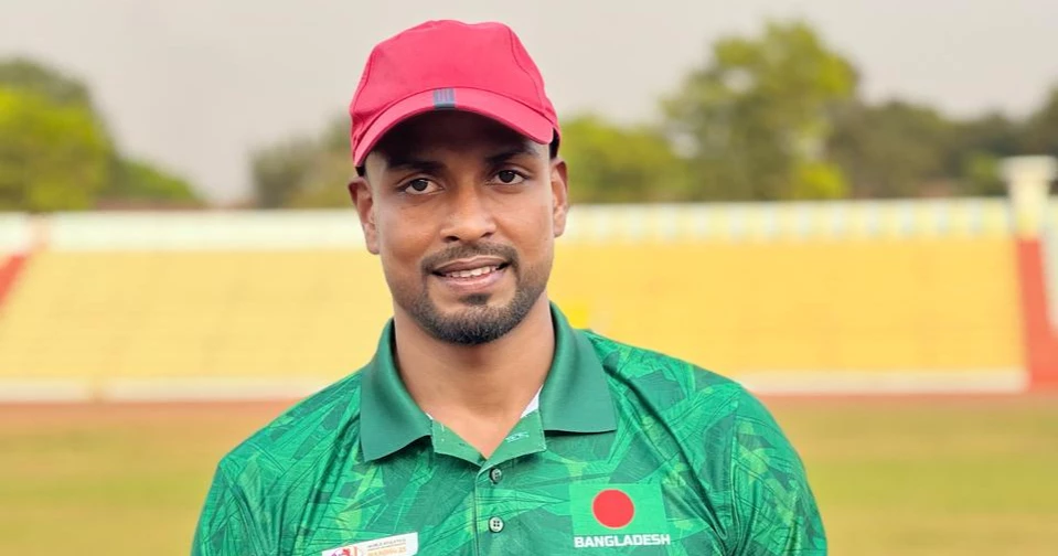 Jahir Raihan leaves for China to compete in 2025 World Athletics Indoor Championship