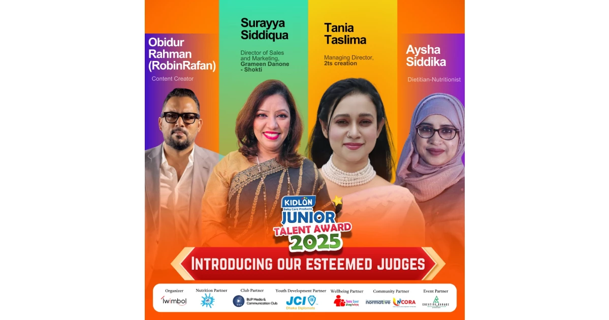 Panel of judges revealed for Kidlon Junior Talent Award 2025