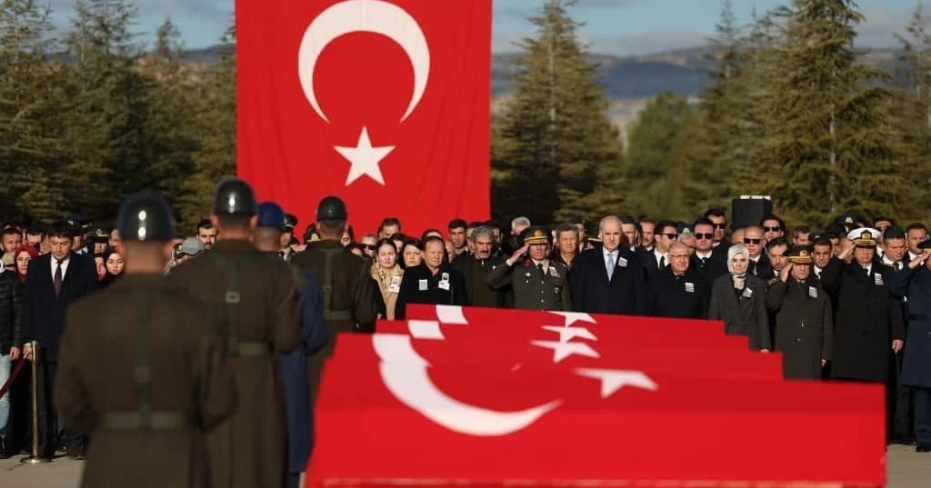 Turkey holds funeral for 20 soldiers killed in Georgia plane crash