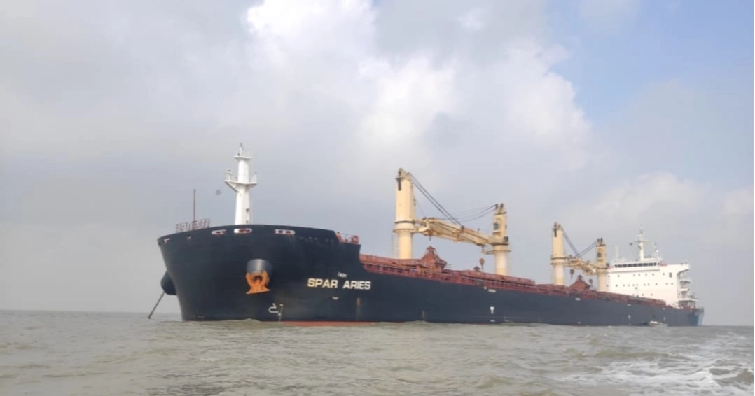 Another shipment of over 60, 000 mt of US wheat arrives at Ctg port