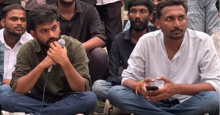 CJP founder Abhijeet Dipke hands over protest leadership to Ajinkya Shinde after detention