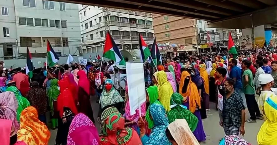 3 RMG factories attacked in Gazipur during pro-Palestine protest