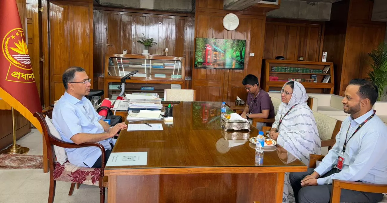 Mother of July martyr meets PM with cancer-stricken son; assured of job support
