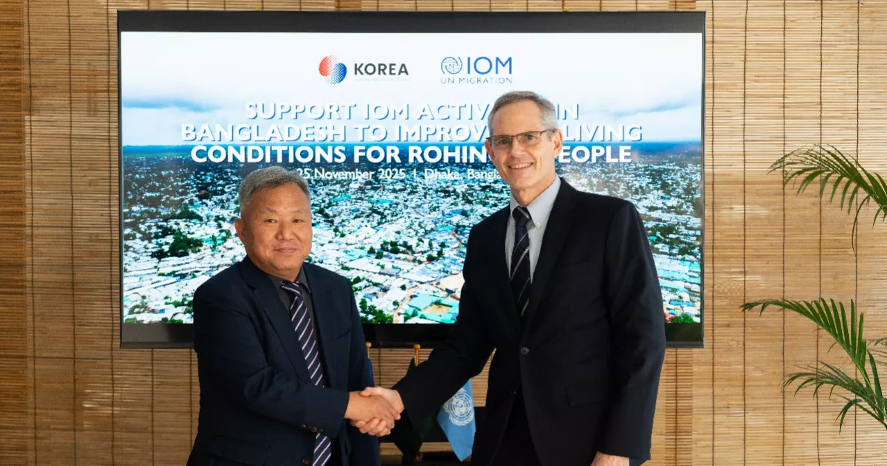 Korea, IOM sign USD 5 Million assistance to Rohingya Refugees in Cox’s Bazar