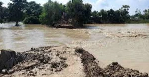 Muhuri River embankment collapse triggers severe flooding in Feni; one dead