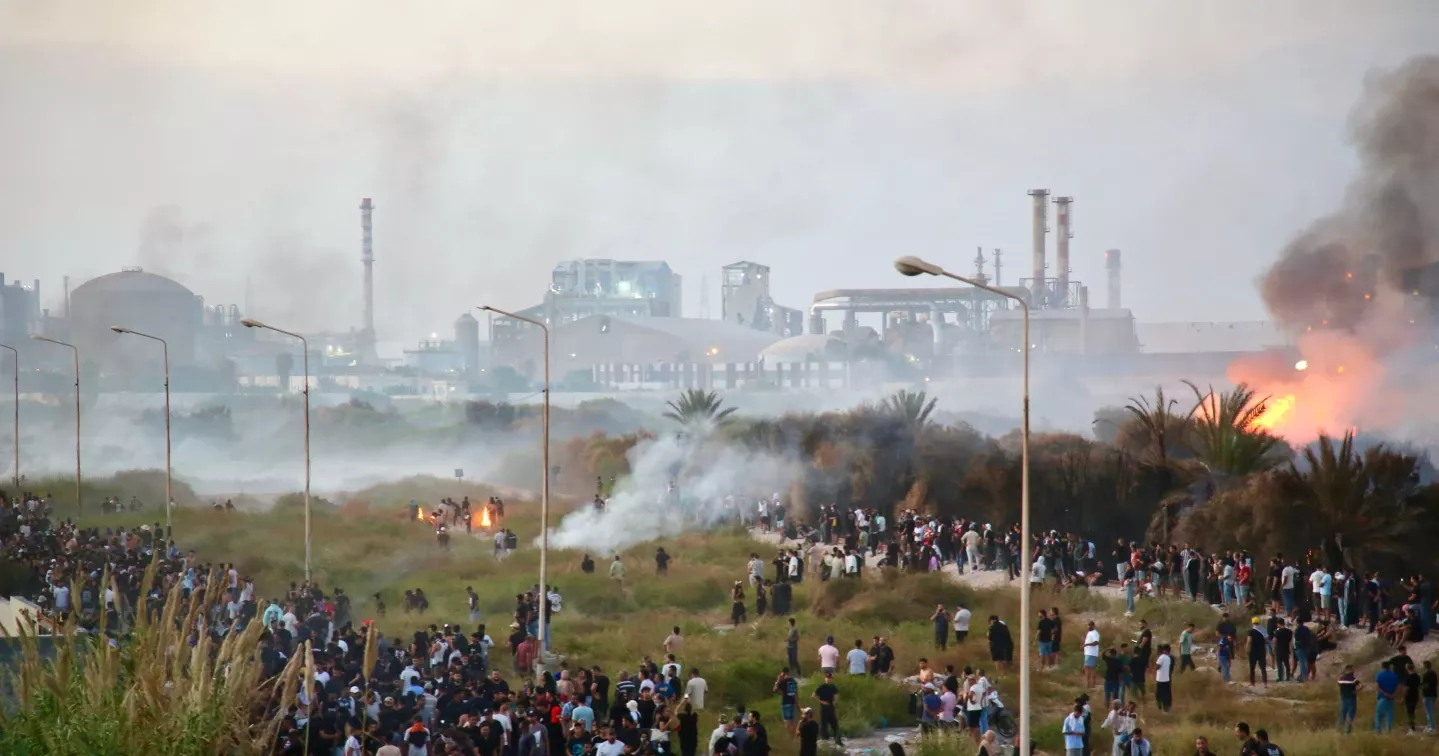 Tear gas fired as Tunisians protest pollution in Gabes