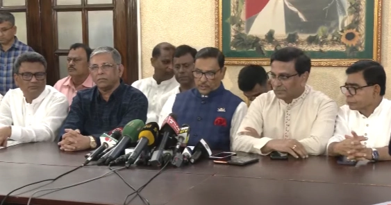 Referring to Hawa Bhaban, Quader says BNP relies on ‘invisible forces’