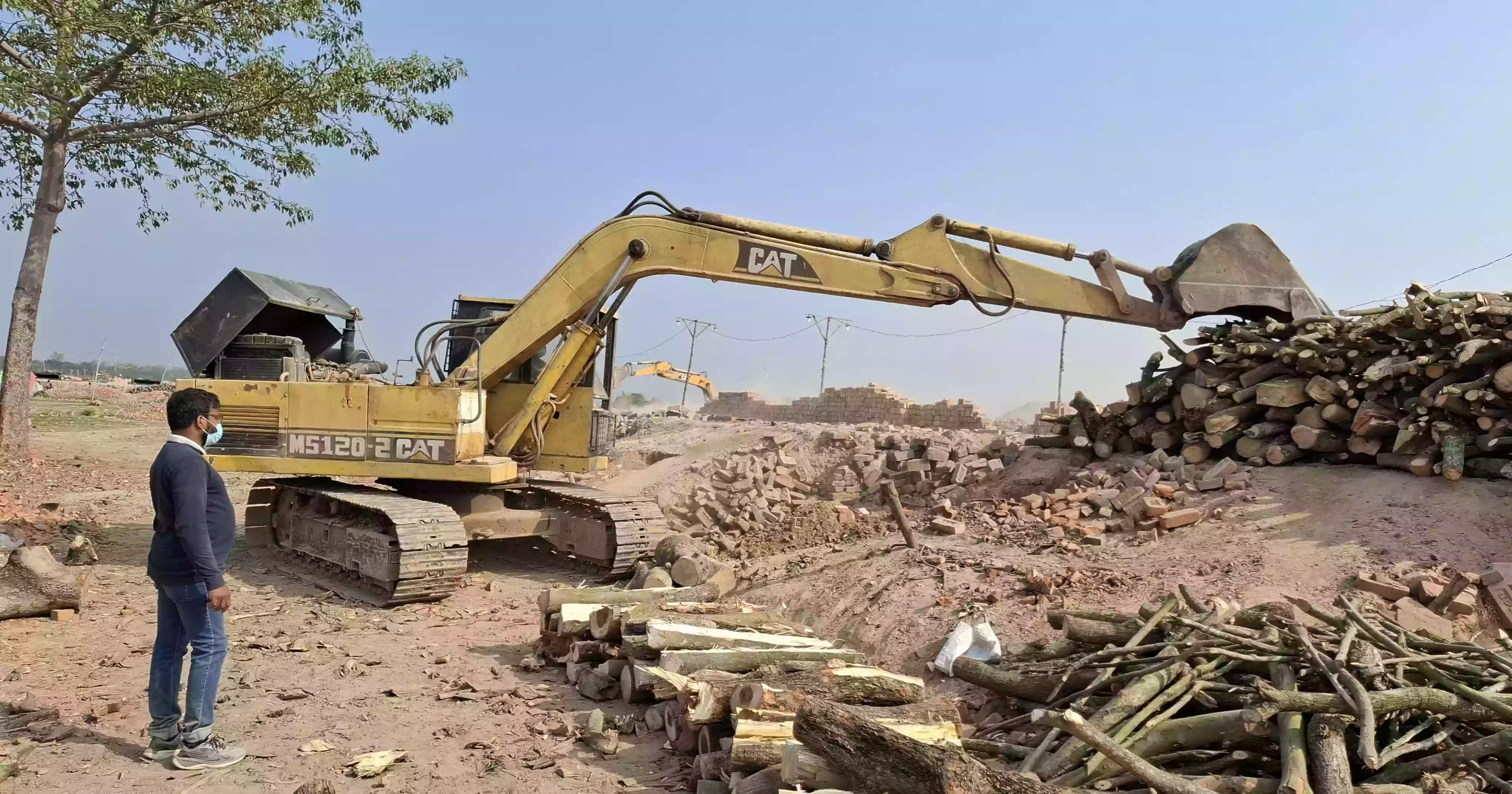 Nine illegal brick kilns demolished in Kushtia