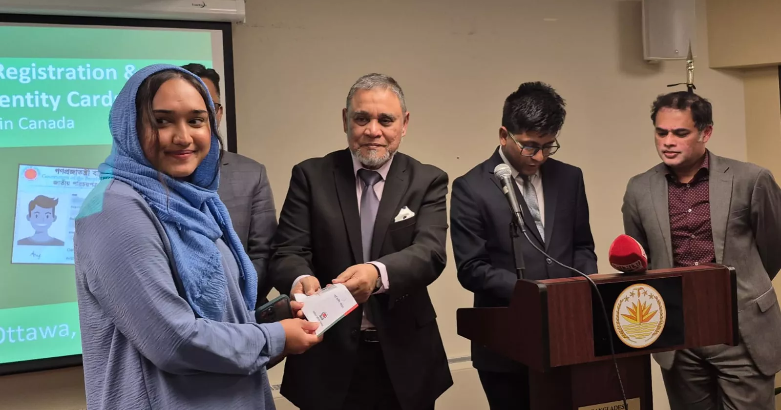 EC launches NID, voter registration services for Bangladeshis in Canada