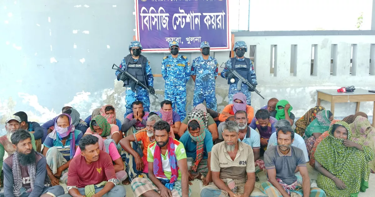 6 women among 33 fishers rescued from pirates’ den in Sundarbans