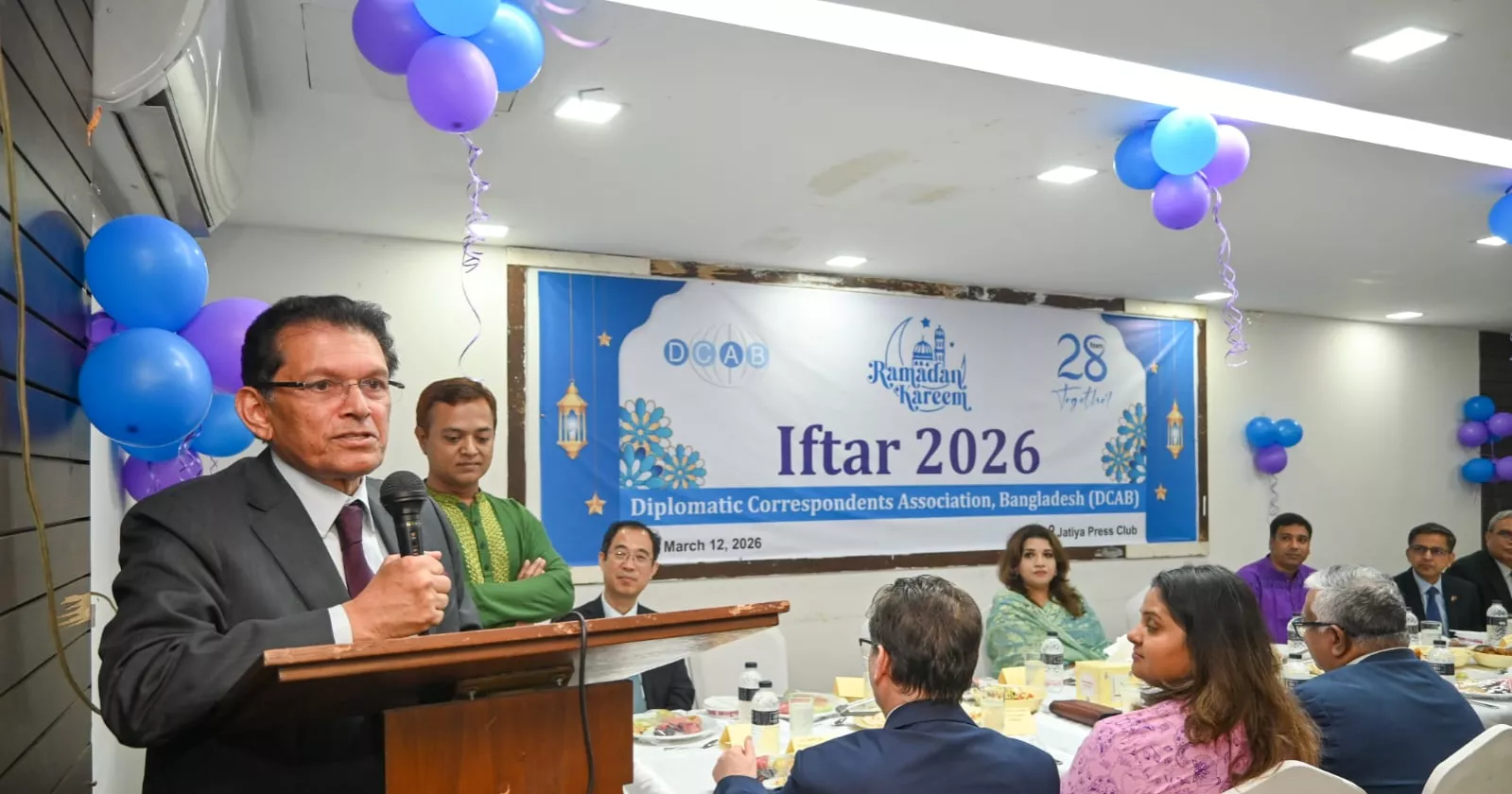 FM, State Minister, diplomats join DCAB Iftar