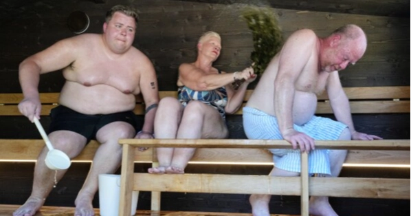 Eurovision favorites KAJ fly the flag for Sweden and make saunas all the rage at the contest