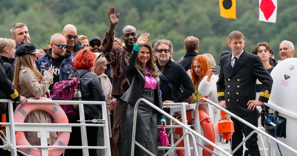 A Norwegian princess marries an American self-styled shaman in front of a star-studded audience