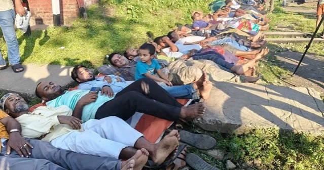 Protesters lie on railway in Sylhet, demand double line and new trains