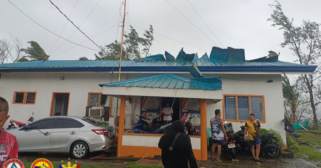 Typhoon floods villages, damages two airports in Philippines