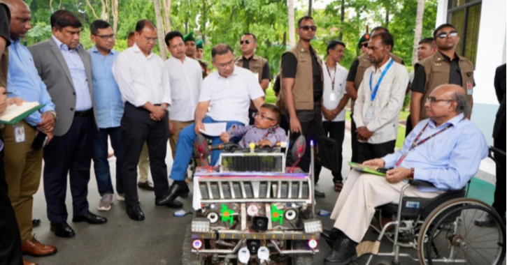 PM rides ‘smart car’ built by specially-abled youth