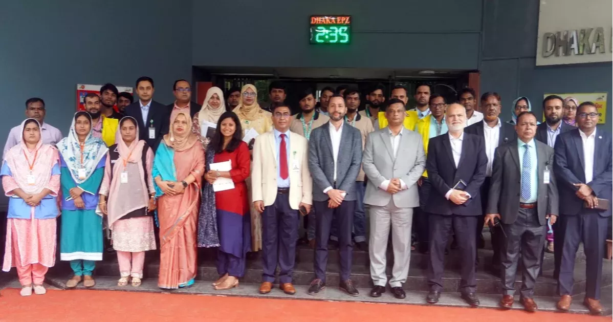 ILO Country Director lauds workers' welfare, labour management at Dhaka EPZ