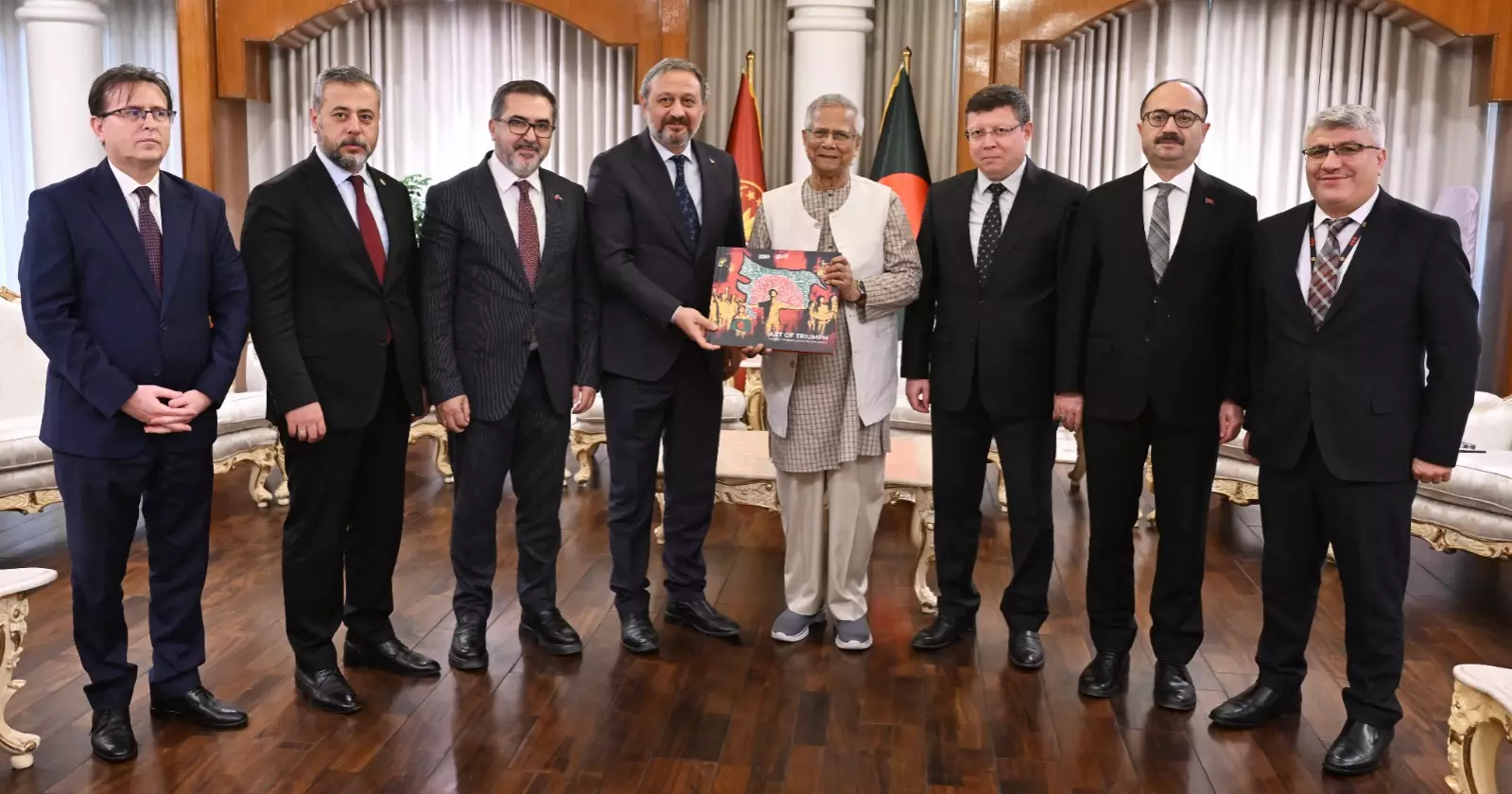 Turkish parliamentary delegation calls on Chief Adviser at Jamuna