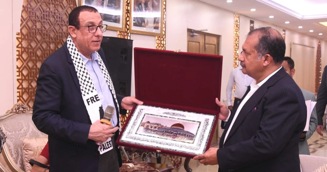 Info Minister expresses solidarity with Palestine