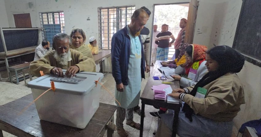 ‘Perhaps my last vote,’ says octogenarian voter in Faridpur