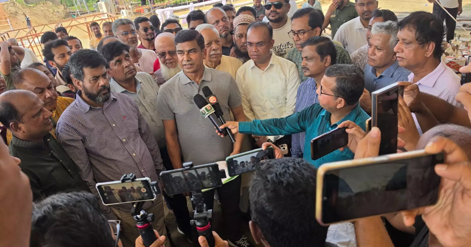 State Minister Forhad inspects preparations for PM’s Feni visit